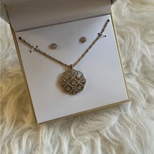 charter club jewelry set Diamonds Necklace And Ear Ring Set. New In Box